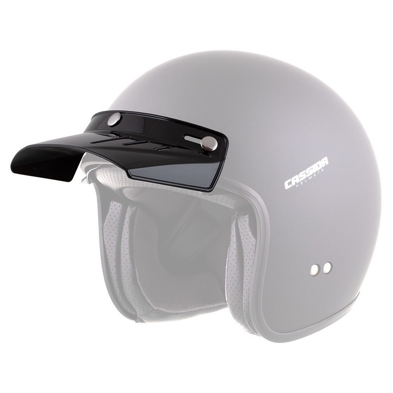 Visière plate pour casque Cassida Oxygen noir