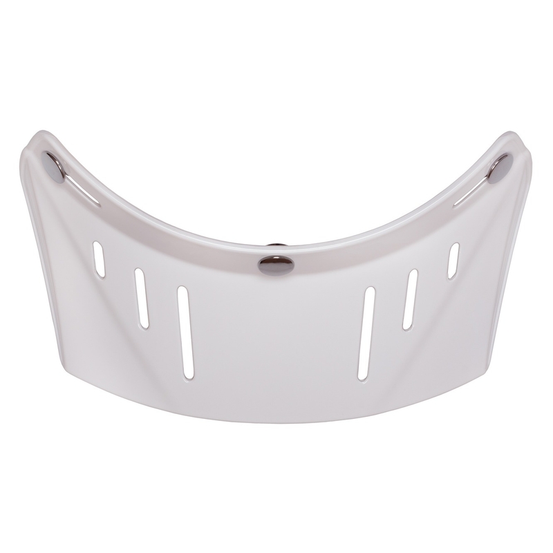 Visière plate pour casque Cassida Oxygen blanc soldes