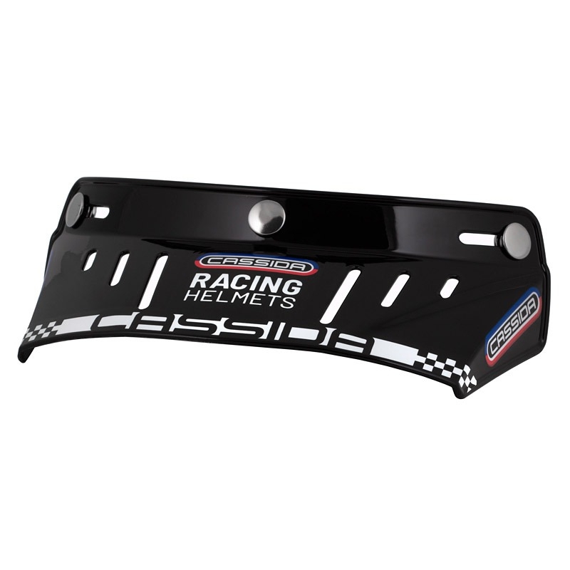Visière plate pour casque Cassida Oxygen Racing Spirit noir