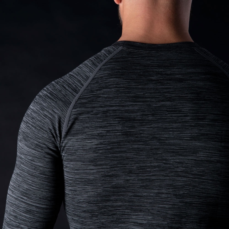 Oxford Advanced Base Layer T-Shirt thermique noir-gris - Manches longues