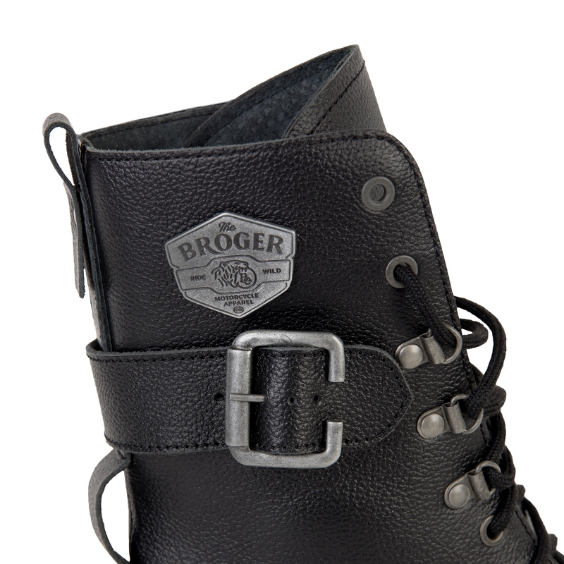 Bottes de moto BROGER OHIO noir soldes