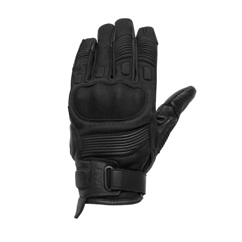 BROGER Gants moto Ohio noir soldes