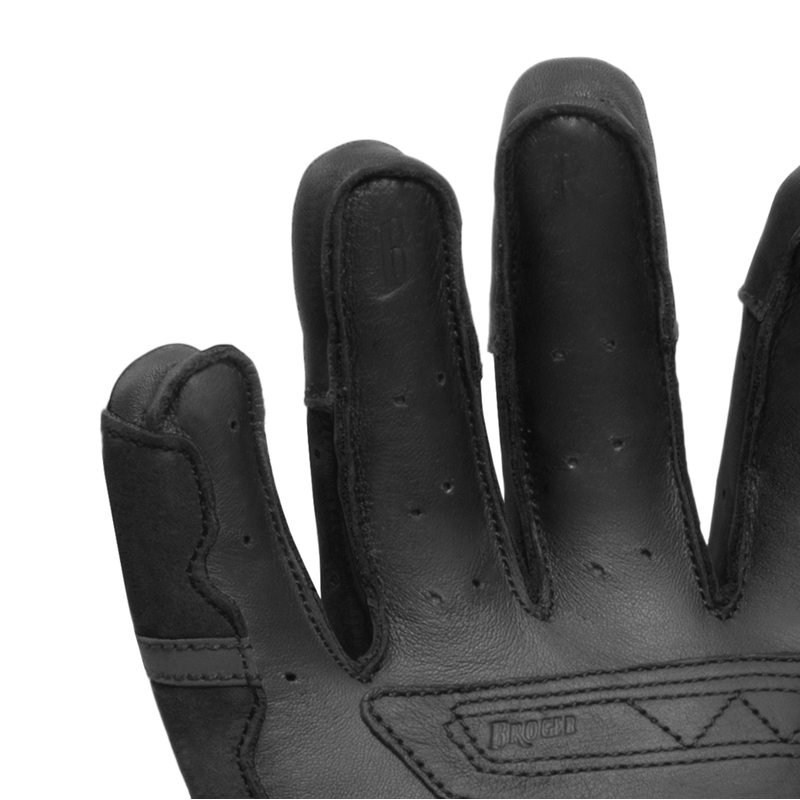 BROGER Gants moto Ohio noir soldes