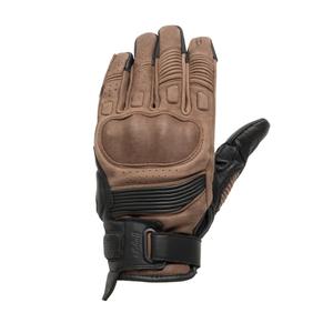 Gants moto femme BROGER Ohio vintage marron soldes