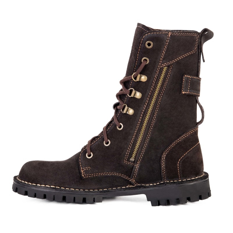 Bottes de moto BROGER OHIO marron soldes
