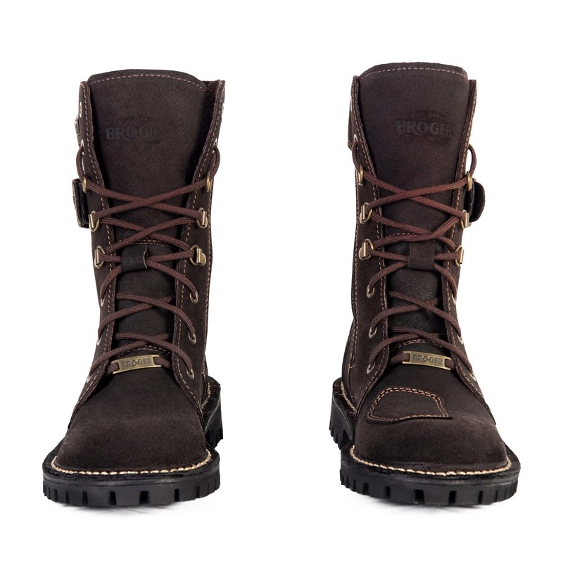 Bottes de moto BROGER OHIO marron soldes