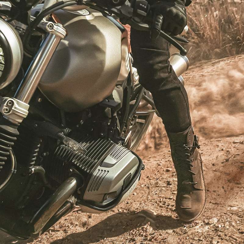 Bottes de moto BROGER OHIO marron soldes