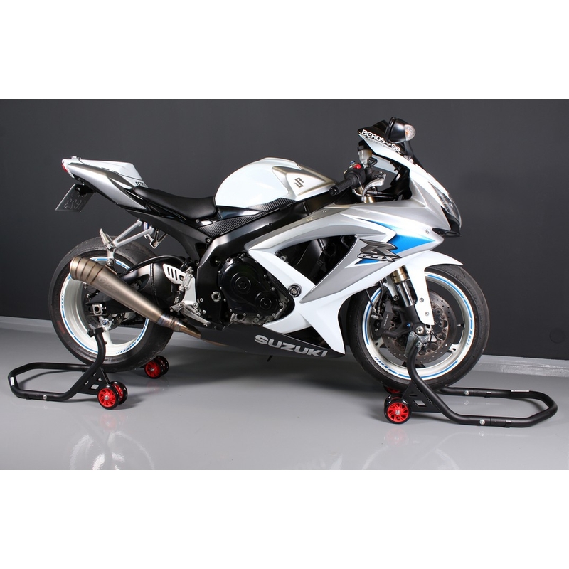 Kit de béquilles de moto R-TOOL EVO (avant + arrière avec roues)