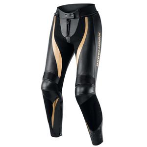 Pantalon de moto Rebelhorn Rebel Gold and Black pour femme
