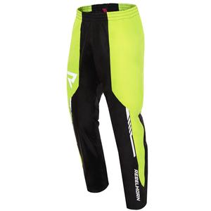 Moto kalhoty do deště Rebelhorn Patrol fluo žluto-černé