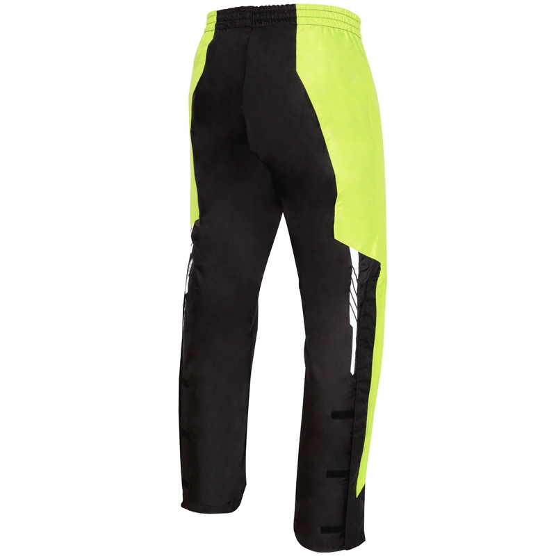 Moto kalhoty do deště Rebelhorn Patrol fluo žluto-černé