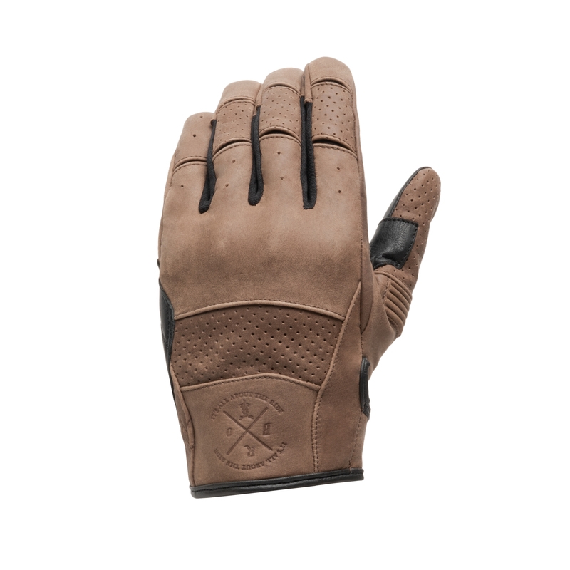 Gants de moto pour femmes BROGER California Vintage Brown soldes