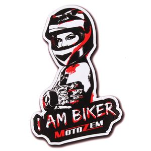 Aimant MotoZem I Am Biker - Femme