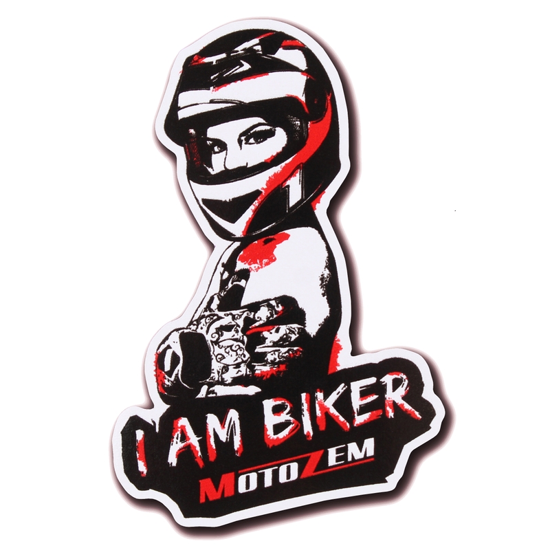 Aimant MotoZem I Am Biker - Femme