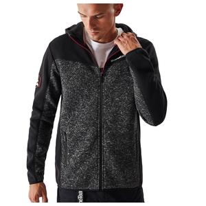 Sweat à capuche DAKAR Cross 4 noir-gris pour homme