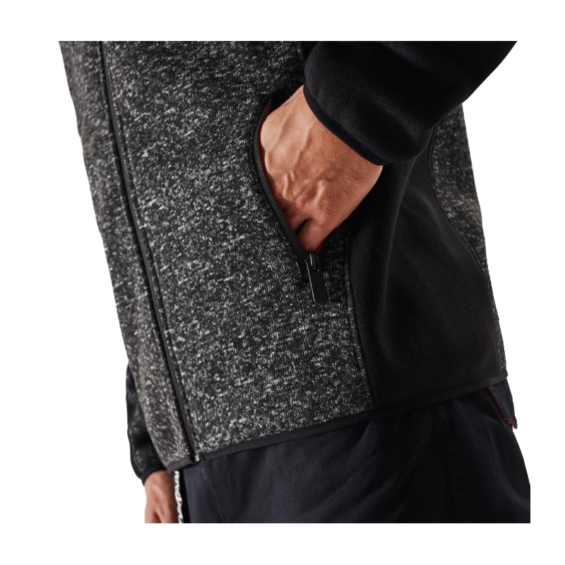 Sweat à capuche DAKAR Cross 4 noir-gris pour homme