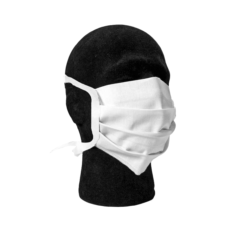 Coton drapé blanc
