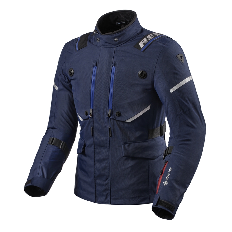 Bunda na motorku Revit Vertical GTX tmavě modrá