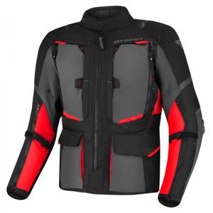 Veste moto Shima Hero 2.0 noir-gris-rouge