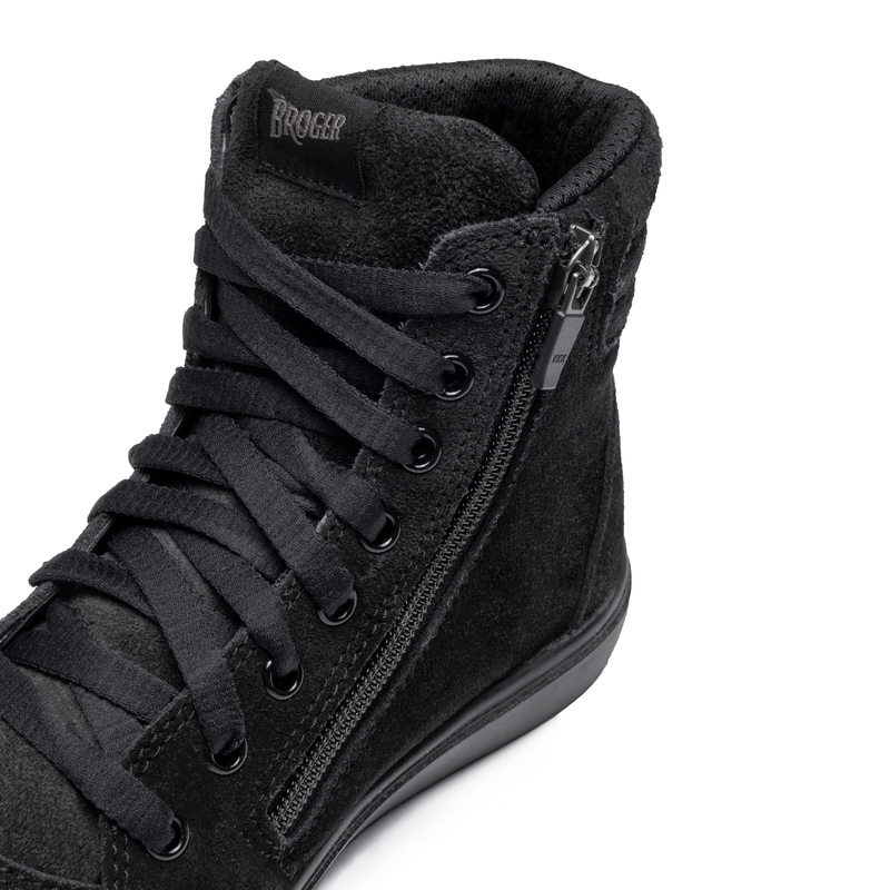 Bottes de moto BROGER California noir-noir soldes