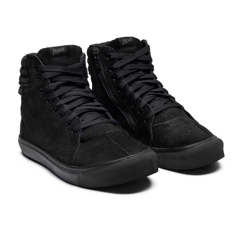 Bottes de moto BROGER California noir-noir soldes