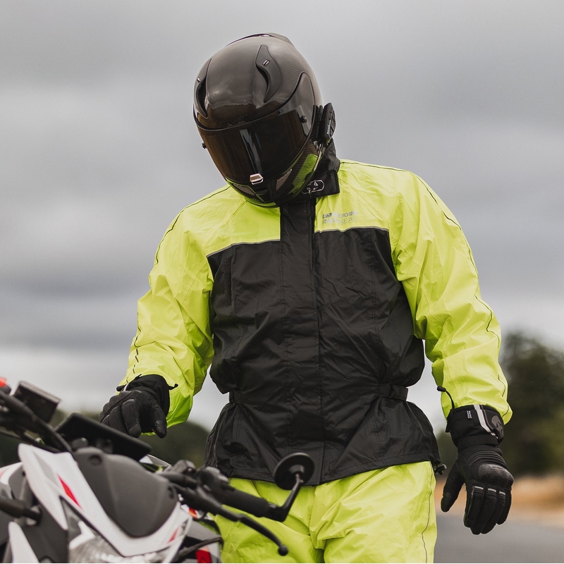 Veste de pluie Oxford Rain Seal 22 noir-jaune fluo