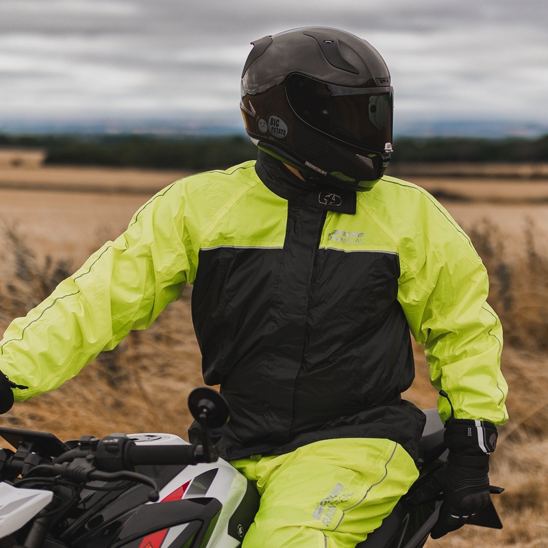 Veste de pluie Oxford Rain Seal 22 noir-jaune fluo