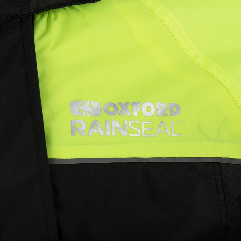 Veste de pluie Oxford Rain Seal 22 noir-jaune fluo
