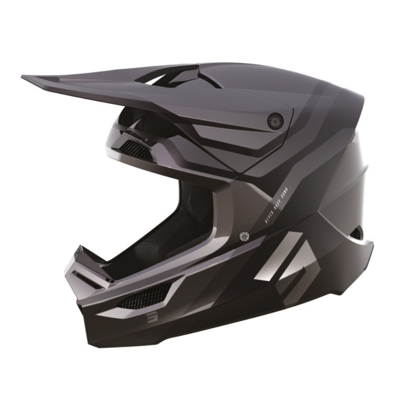 Casque motocross Shot Race Sky grey