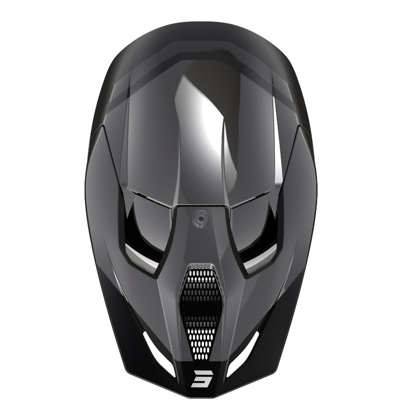 Casque motocross Shot Race Sky grey
