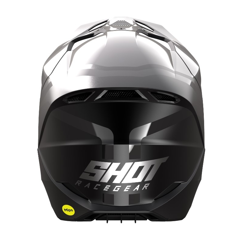 Casque motocross Shot Race Sky grey