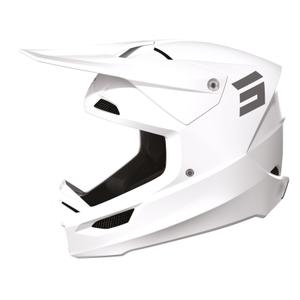 Casque Motocross Shot Furious Solid White