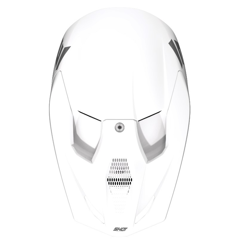 Casque Motocross Shot Furious Solid White