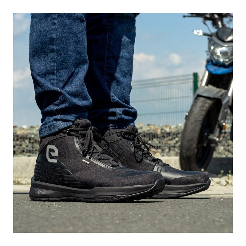 Bottes de moto Eleveit Town WP noires