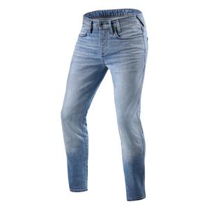 Jeans moto Revit Piston 2 SK bleu clair soldes