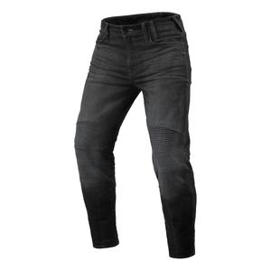 Revit Moto 2 TF Black Cropped Motorcycle Jeans