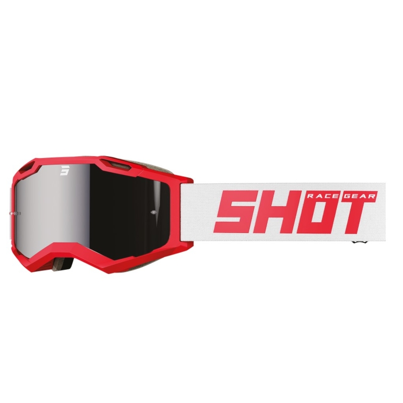 Lunettes de motocross Shot Iris 2.0 Solid grey-red