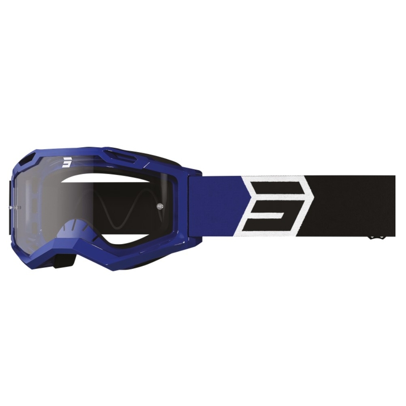 Lunettes de motocross Shot Assault 2.0 Solar noir-bleu