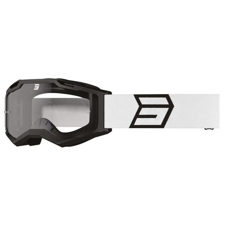 Lunettes de motocross Shot Assault 2.0 Solar noir et blanc