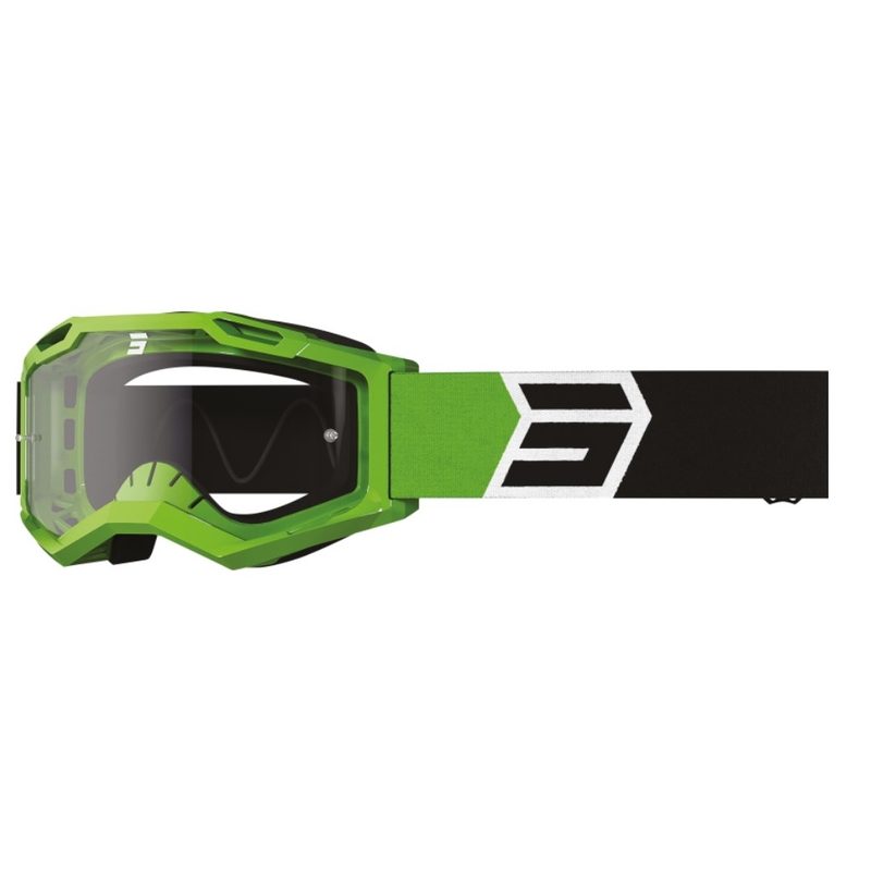 Lunettes de motocross Shot Assault 2.0 Solar noir-vert