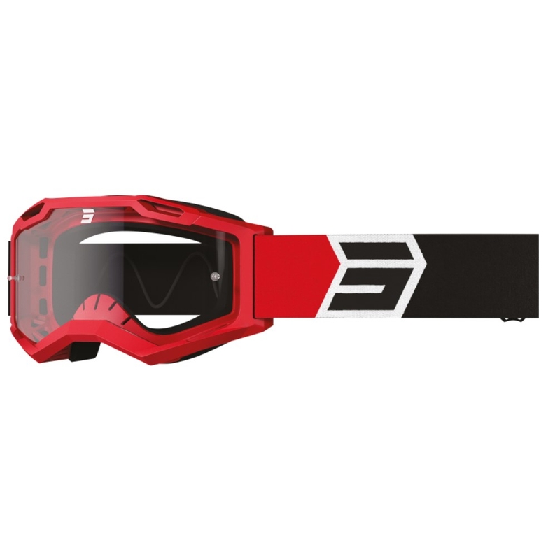 Lunettes de motocross Shot Assault 2.0 Solar noir-rouge