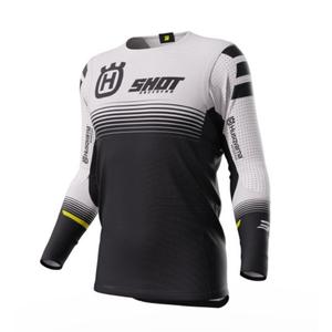 Maillot de motocross Shot Aerolite Husqvarna LE 2023 blanc-noir soldes