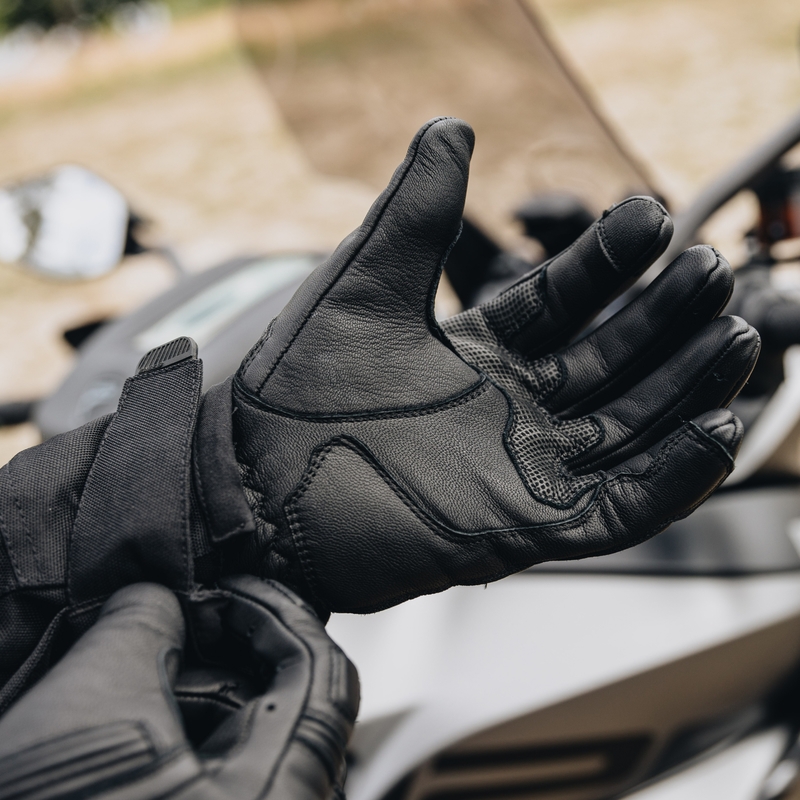 Gants moto Ozone Touring II noir soldes