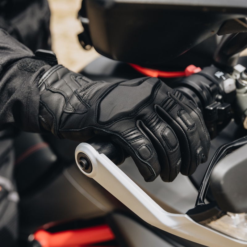 Gants moto Ozone Touring II noir soldes