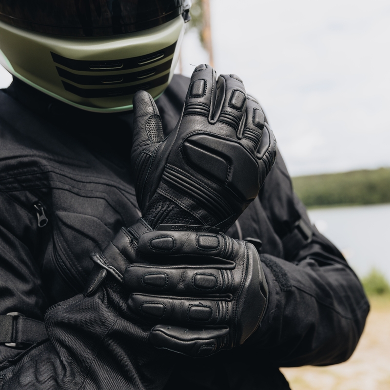 Gants moto Ozone Touring II noir soldes