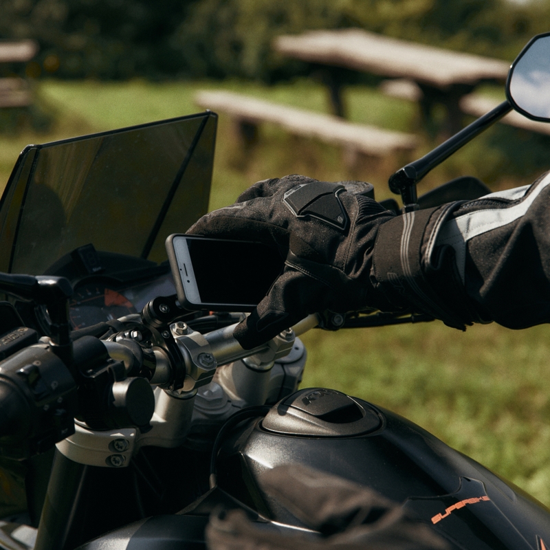 Gants moto Ozone Touring WP noir