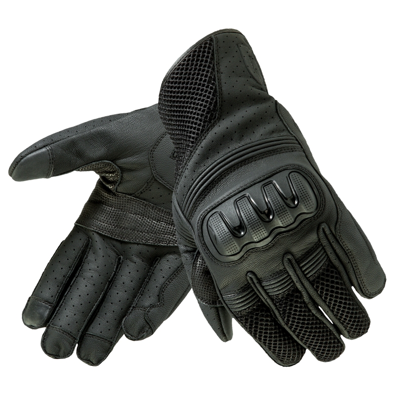 Gants de moto Ozone Town II CE noirs