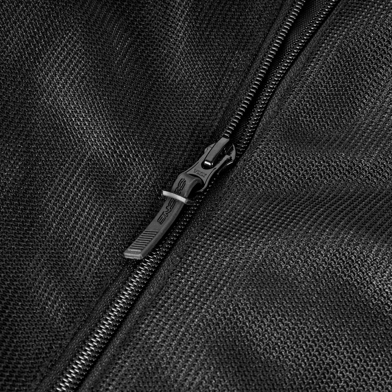 Veste moto Ozone Flow noire pour femme soldes