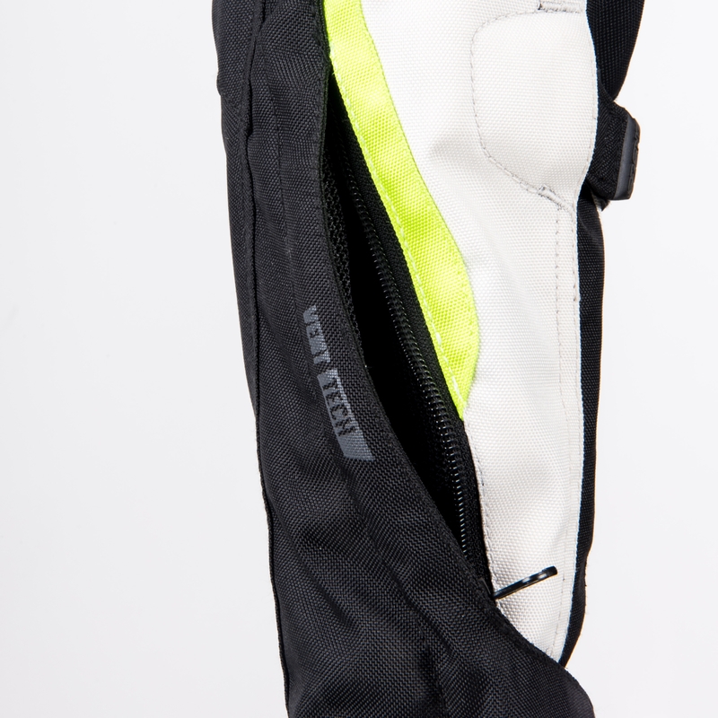 Veste de moto Ozone Sahara Black-Grey-Fluo Yellow pour femme soldes