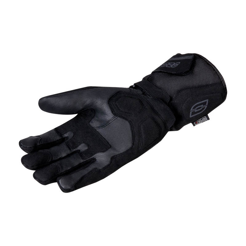Gants moto Ozone Touring WP noirs pour femmes soldes